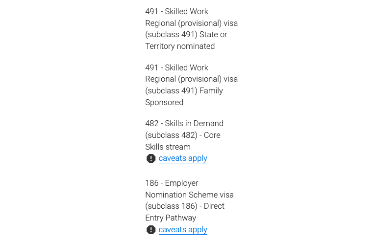 Chef occupation list 2