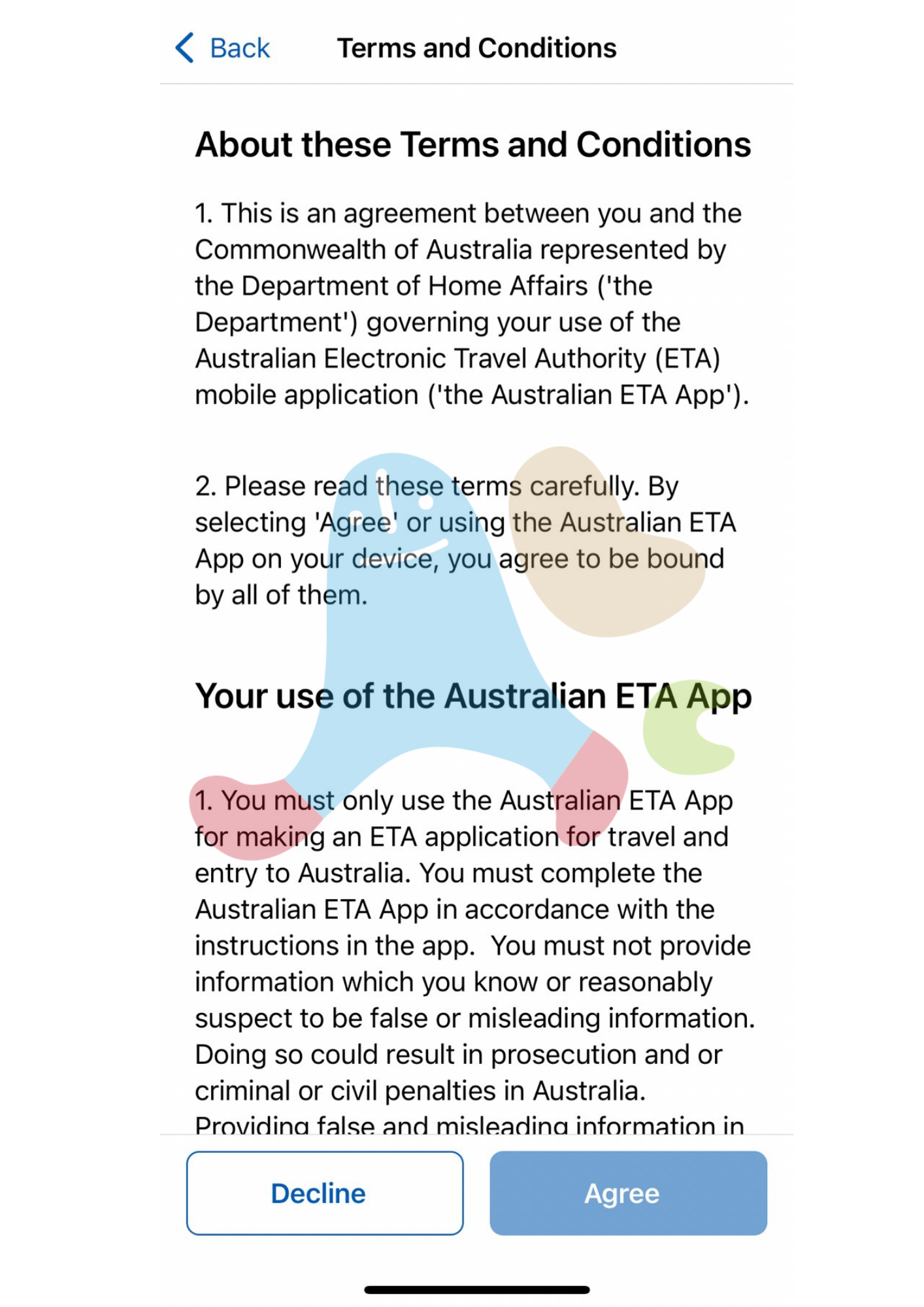 洲旅遊簽證AustraliaETA app-法規說明